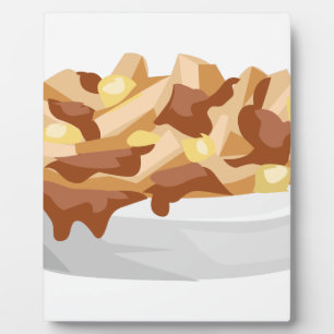 Plaque Photo poutine