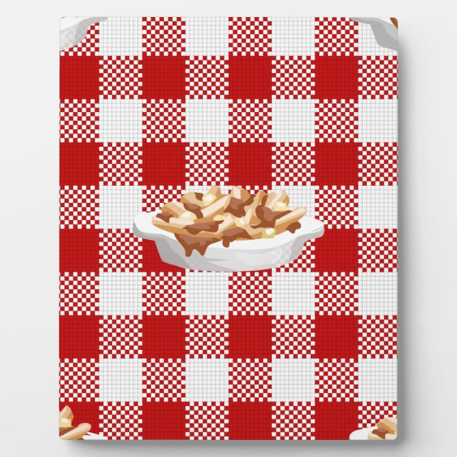 Plaque Photo poutine (Devant)