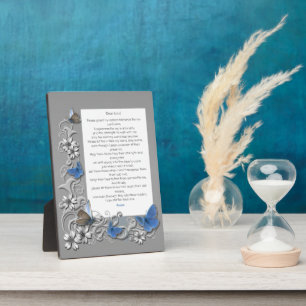 Plaque Photo Prière pour ceux qui vivent avec Alzheimer