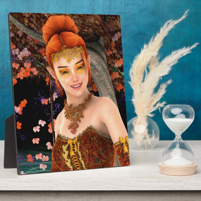 Plaque Photo Princesse d'automne (Côté)