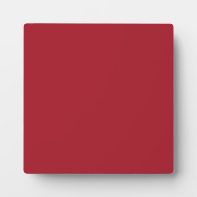 Plaque Photo Printemps Été Couleur Rouge (Devant)
