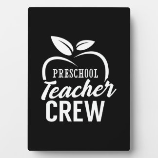 Plaque Photo Professeur Cadeaux | Équipe d'enseignants préscola