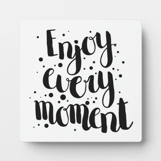 Plaque Photo Profitez de chaque instant 2 (Devant)