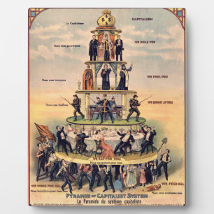 Plaque Photo Pyramid of Capitalist