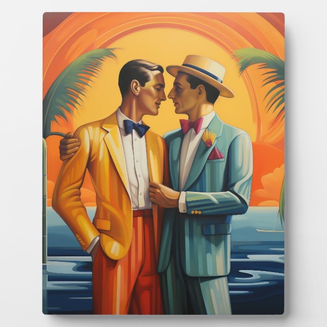 Plaque Photo Queer and Chic : Art Déco's Love Legacy (Devant)