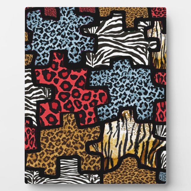 Plaque Photo RAB Rockabilly Impression Animal Puzzle (Devant)