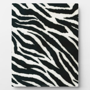 Plaque Photo RAB Rockabilly Zebra Imprimer noir et blanc