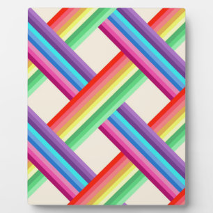 Plaque Photo Rainbow Twist