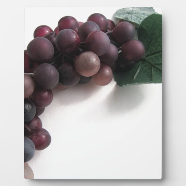 Plaque Photo Raisins bleus (Devant)