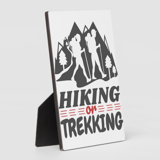 Plaque Photo Randonnée ou trekking (Côté)