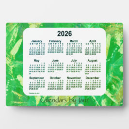 Plaque Photo Recoleta Green Tracks Calendrier 2026 par Janz