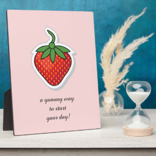 Plaque Photo Red Sweet Strawberry - modifier l'expression