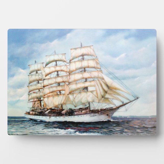 Plaque Photo Regata Cutty Sark (Devant)