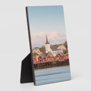 Plaque Photo Reine Lofoten Norvège