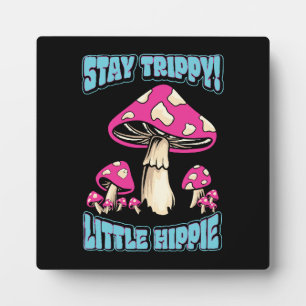 Plaque Photo Restez Trippy ! Petit Hippie
