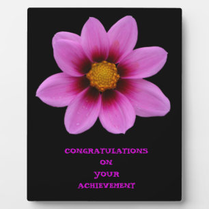 Plaque Photo Réussite de l'art floral rose
