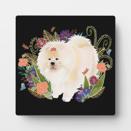 Plaque Photo RÊVER CROYAGE crème chow