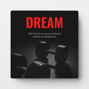 Plaque Photo Rêver Motivation Bodybuilding Formation Fitness
