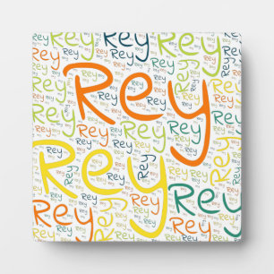 Plaque Photo Rey