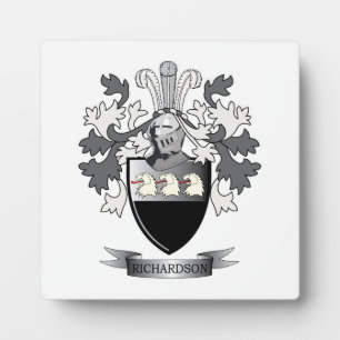 Plaque Photo Richardson Coat of Arms