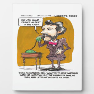 Plaque Photo Rick London Funny Alexander Bell Phone Prank
