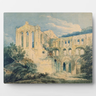 Plaque Photo Rievaulx Abbey, Yorkshire, 1798 (w/c)