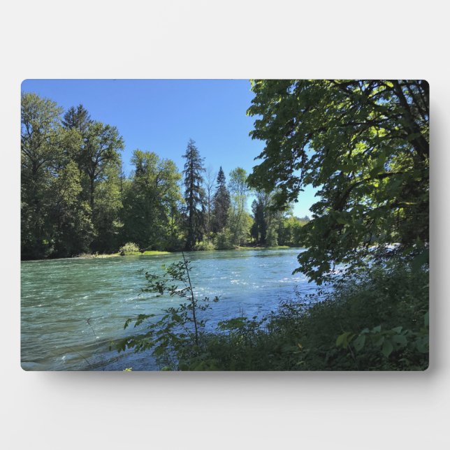 Plaque Photo Rivière Willamette, OU (Devant)