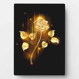 Plaque Photo Rose d'or ( rose d'or )