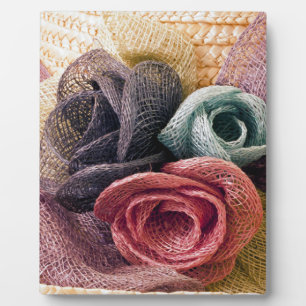 Plaque Photo Roses de la Raffie