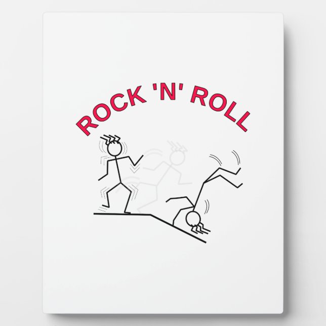 Plaque Photo Rouleau Rock 'N' (Devant)