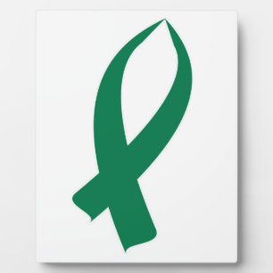 Plaque Photo Ruban de sensibilisation (vert)
