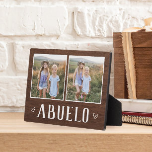 Plaque Photo Russe Deux Photo Abuelo Grandpa
