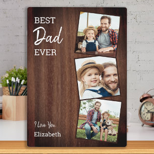 Plaque Photo Russe Meilleur DAD Jamais Pays Bois Personnalisé 3