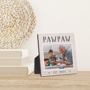Plaque Photo Russe Personnalisé Pawpaw Grandpa Photo