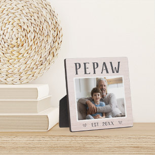 Plaque Photo Russe Personnalisé Pepaw Grandpa Photo
