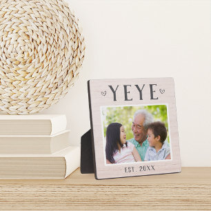 Plaque Photo Russe Personnalisé Yeye Grandpa Photo
