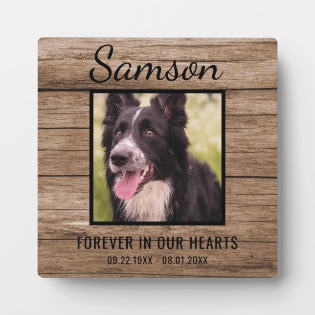Plaque Photo Russe Pet Memorial Photo (Devant)