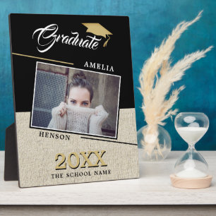 Plaque Photo Rustic Modern 2022 Graduate Photo Graduation