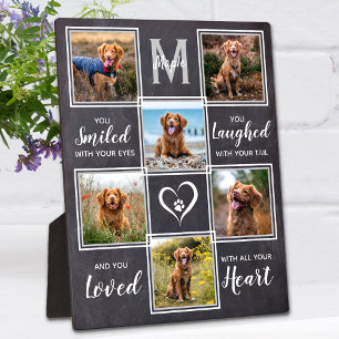 Plaque Photo Rustic Pet Memorial Personnalisé Unique 6 Photo Co