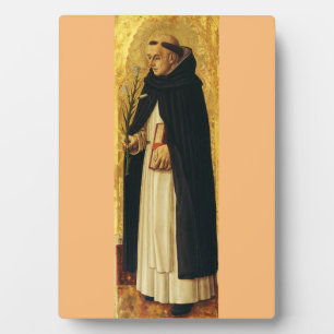 Plaque Photo Saint Dominique par Carlo Crivelli