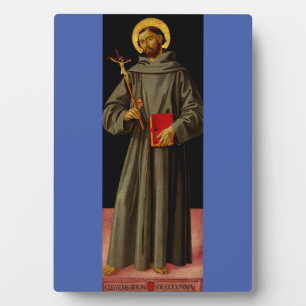 Plaque Photo Saint François d'Assise par Antoniazzo Romano
