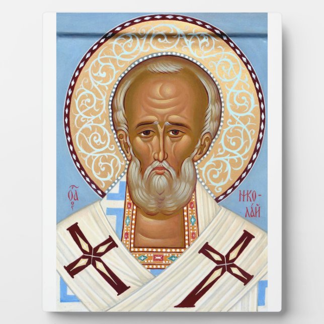 Plaque Photo Saint Nicolas de Myra (Devant)