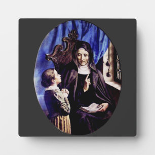 Plaque Photo Sainte Angèle Merici Patronne des Éducateurs et