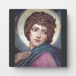 Plaque Photo Sainte Brigitte de Kildare Art celtique sacré