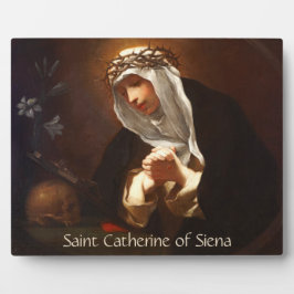 Plaque Photo Sainte-Catherine de Sienne (Franceschini) Horizont