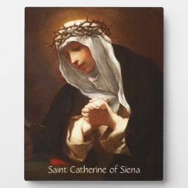Plaque Photo Sainte-Catherine de Sienne (Franceschini) vertical