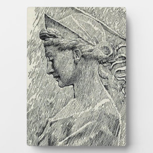 Plaque Photo Sainte Cécile vierge et martyre