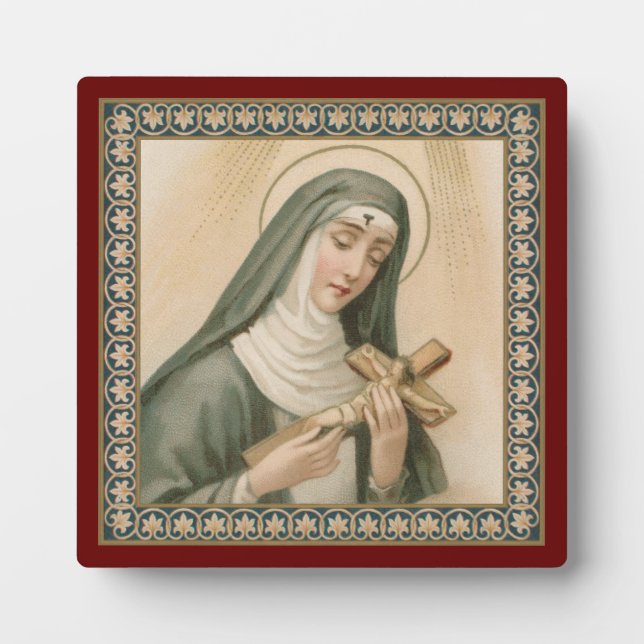 Plaque Photo Sainte-Rita de Cascia (M 015) (Devant)