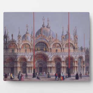 Plaque Photo San Marco, Venice, engraved by Brizeghel (litho)