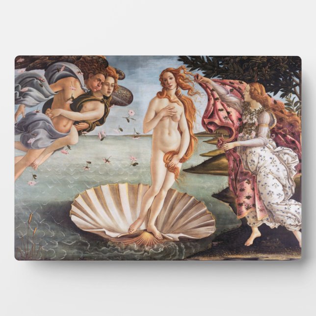 Plaque Photo Sandro Botticelli - Naissance de Vénus (Devant)